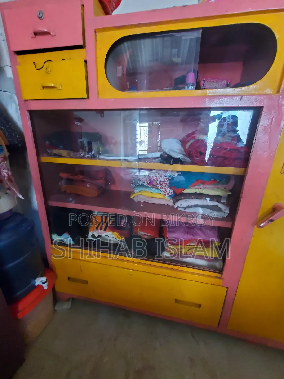 Used Multipurpose Almirah and Showcase in Excellent Condition for Sale
