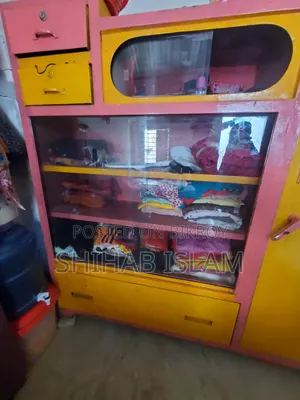 Used Multipurpose Almirah and Showcase in Excellent Condition for Sale