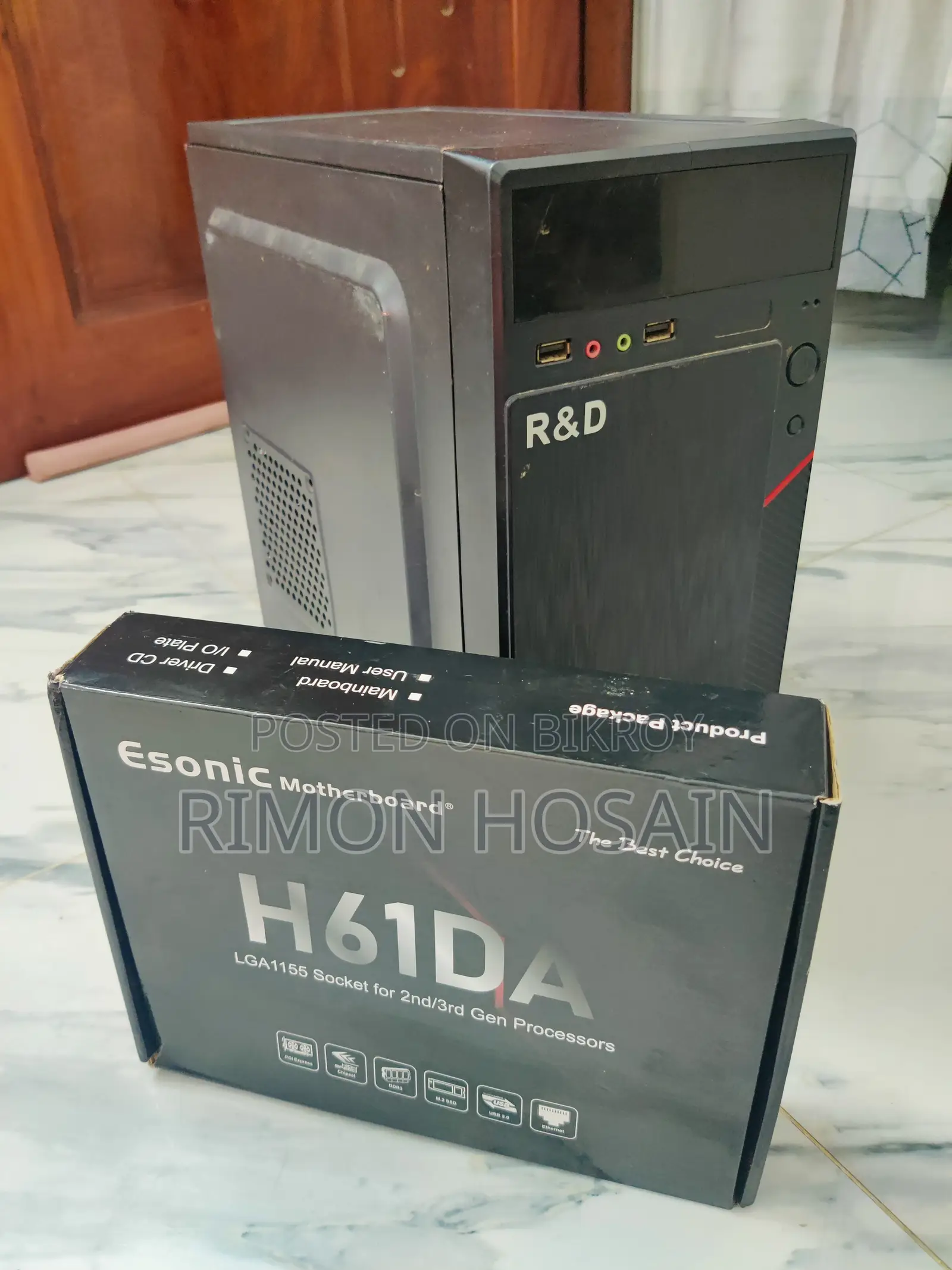 Desktop Computer 8GB Intel HDD+SSD 128GB