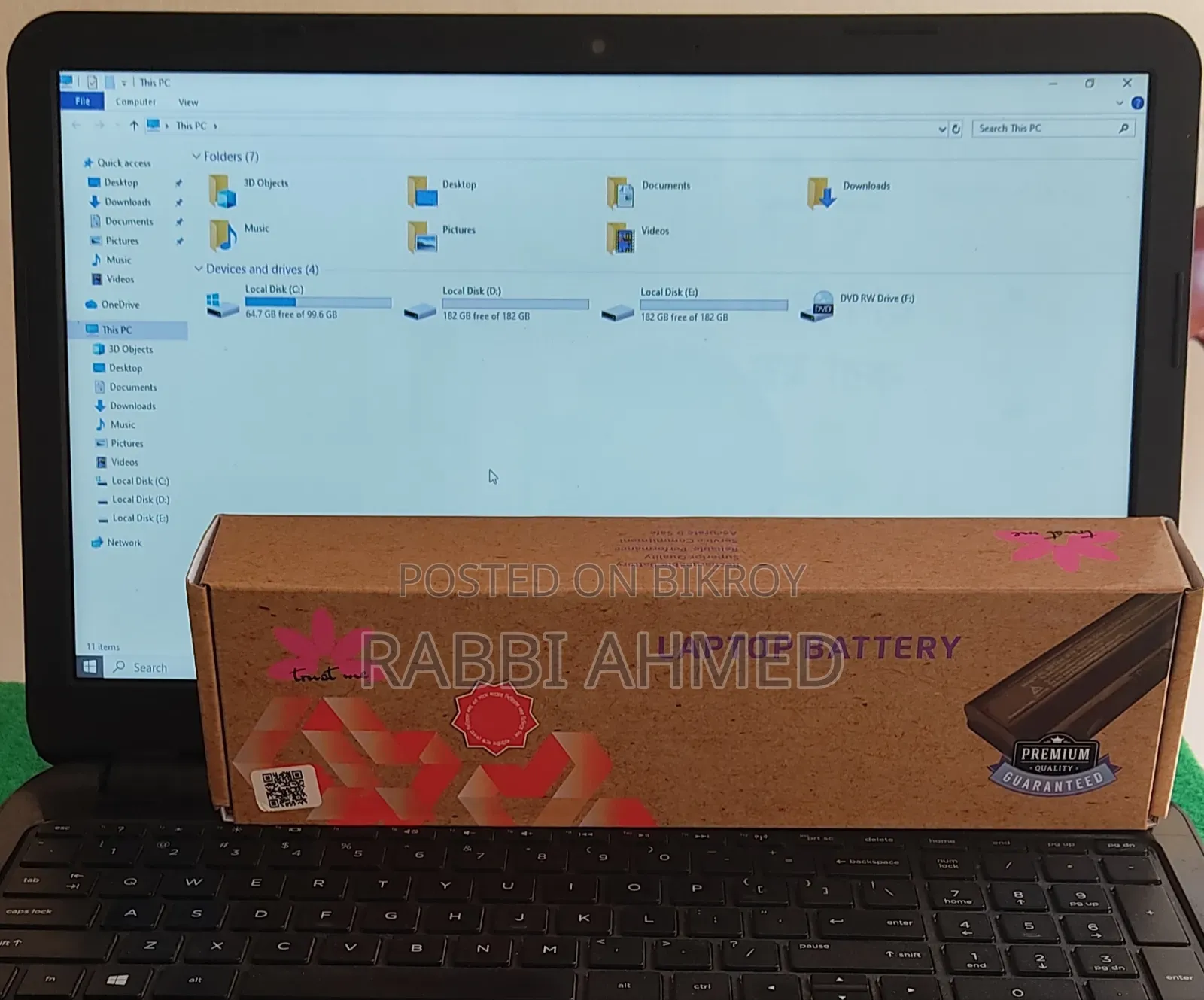 Laptop HP 8GB Intel Core i3 HDD 500GB
