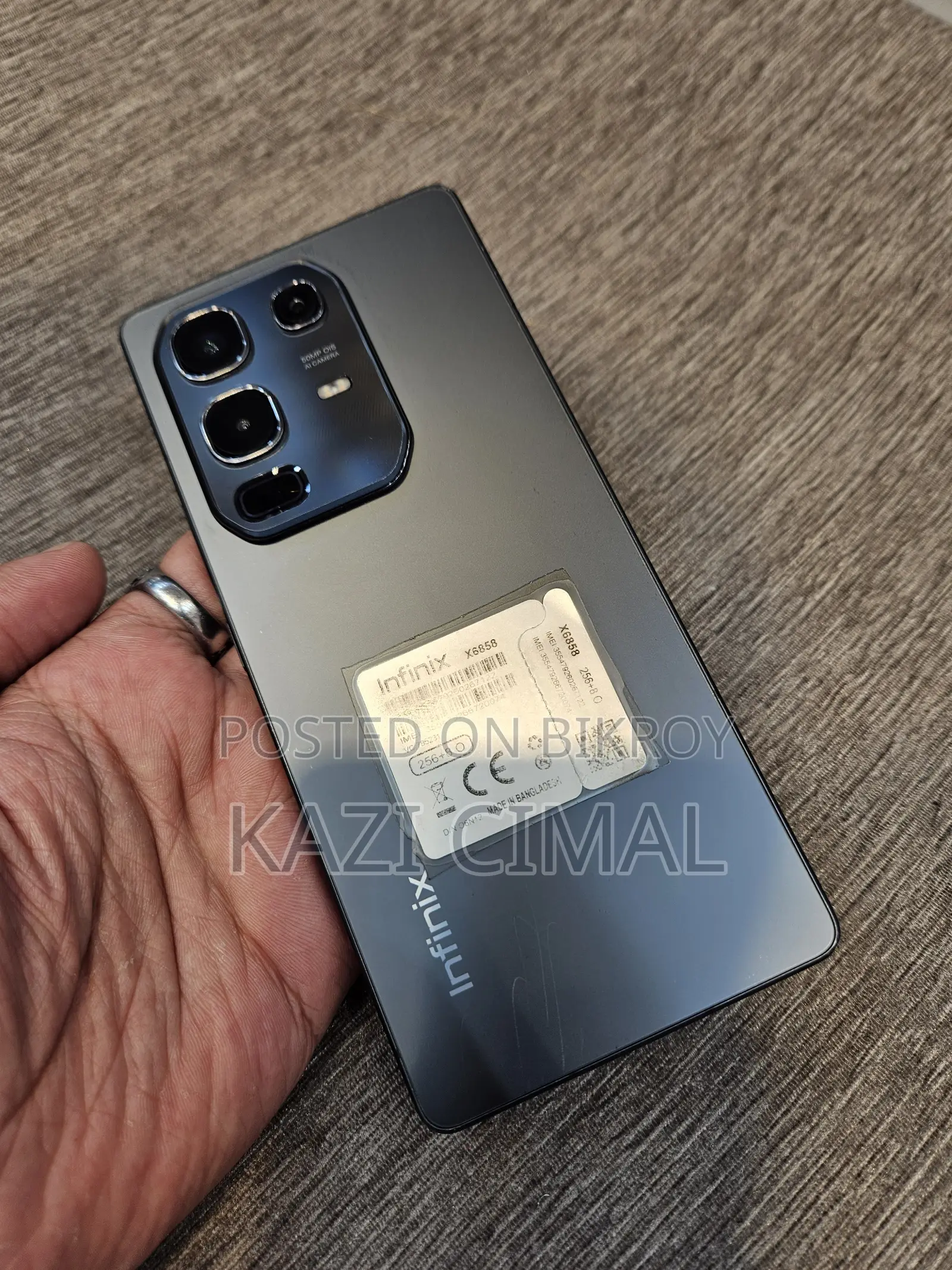 Infinix Note 50 4G 256 GB Gray