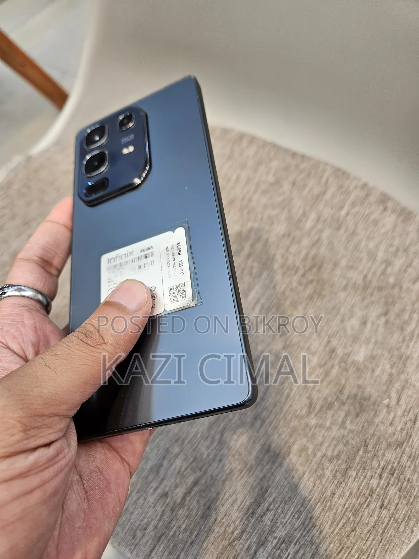 Infinix Note 50 4G 256 GB Gray