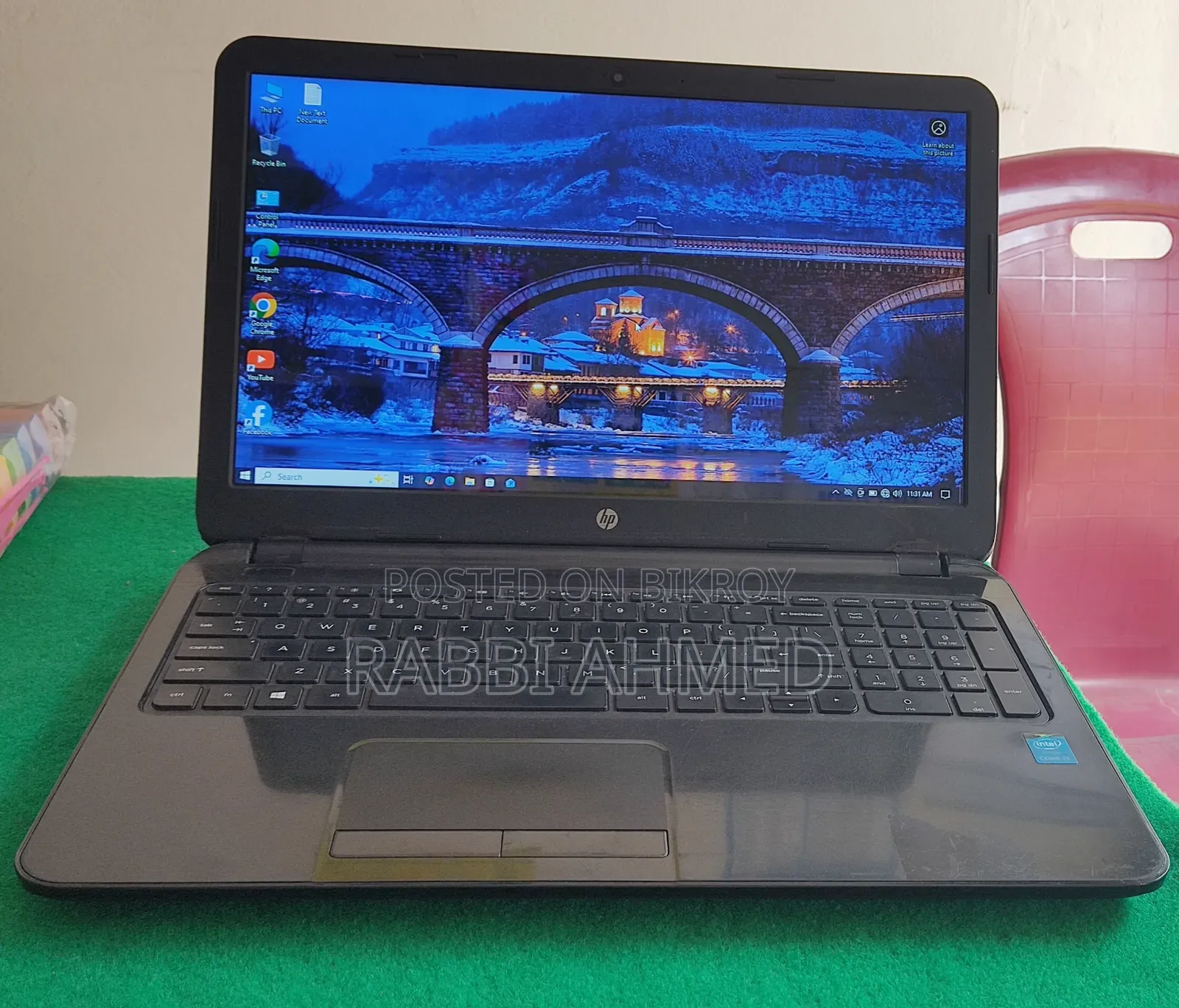 Laptop HP 8GB Intel Core i3 HDD 500GB