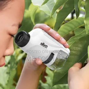 Mini Microscope With Battery Powered Led Light Kids