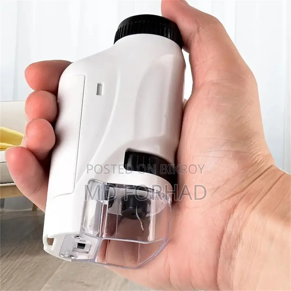 Mini Microscope With Battery Powered Led Light Kids