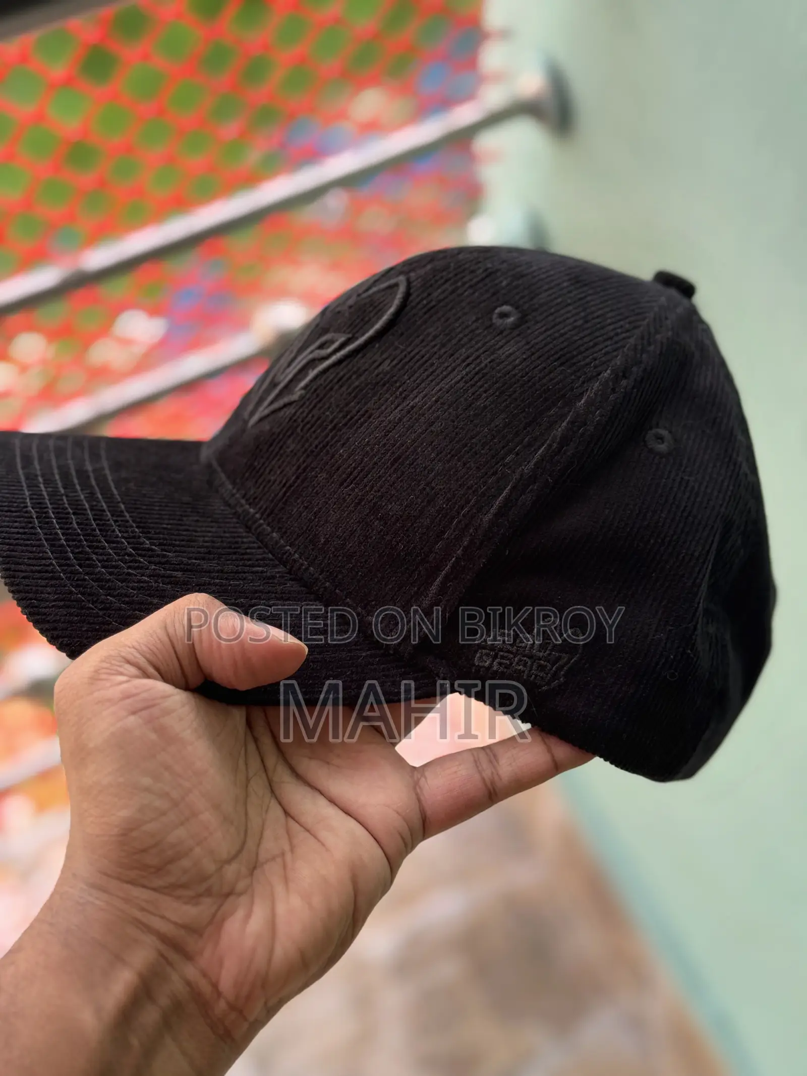Head Gear Premium Black Cap