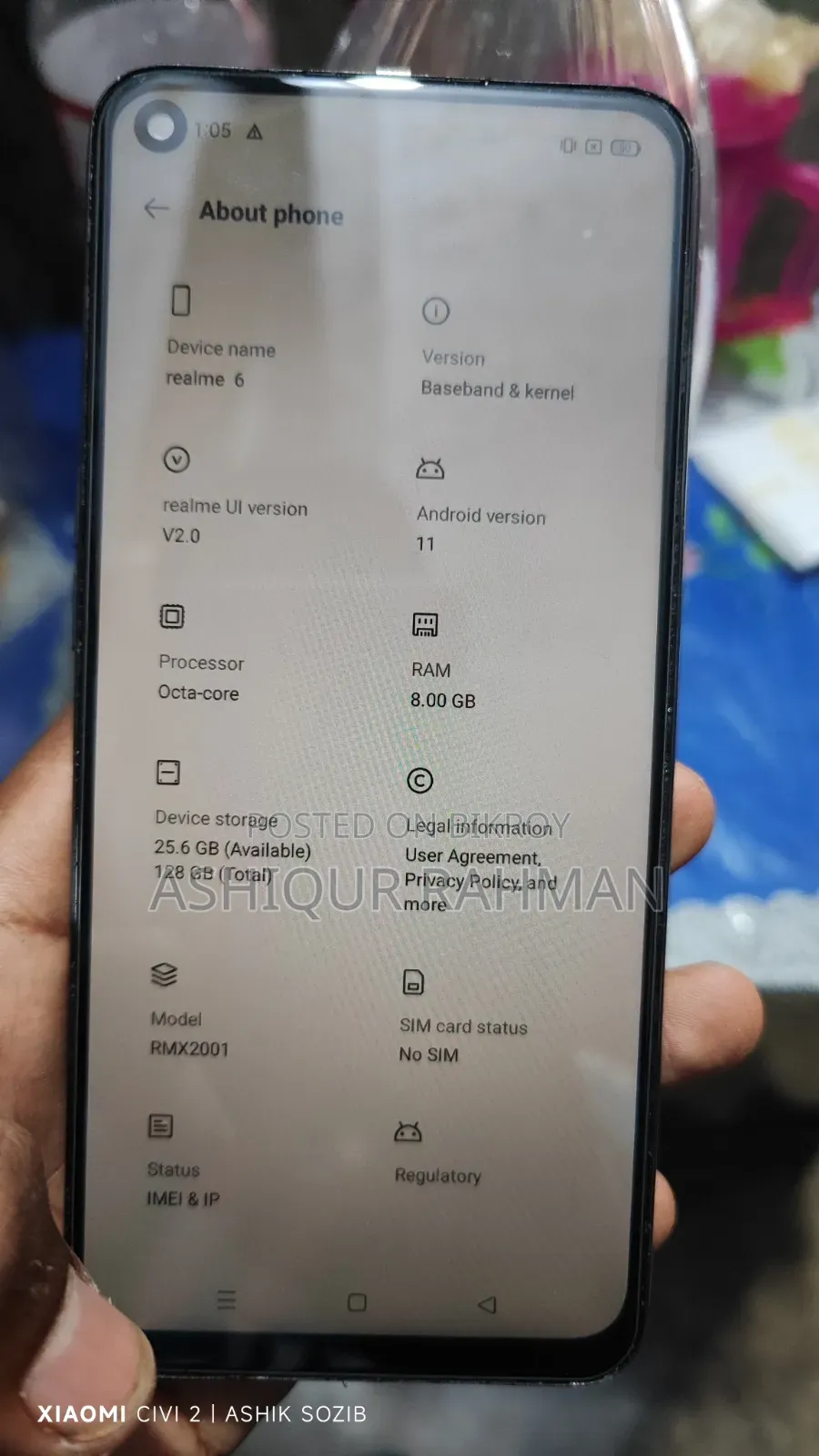 Realme 6 128 GB Blue