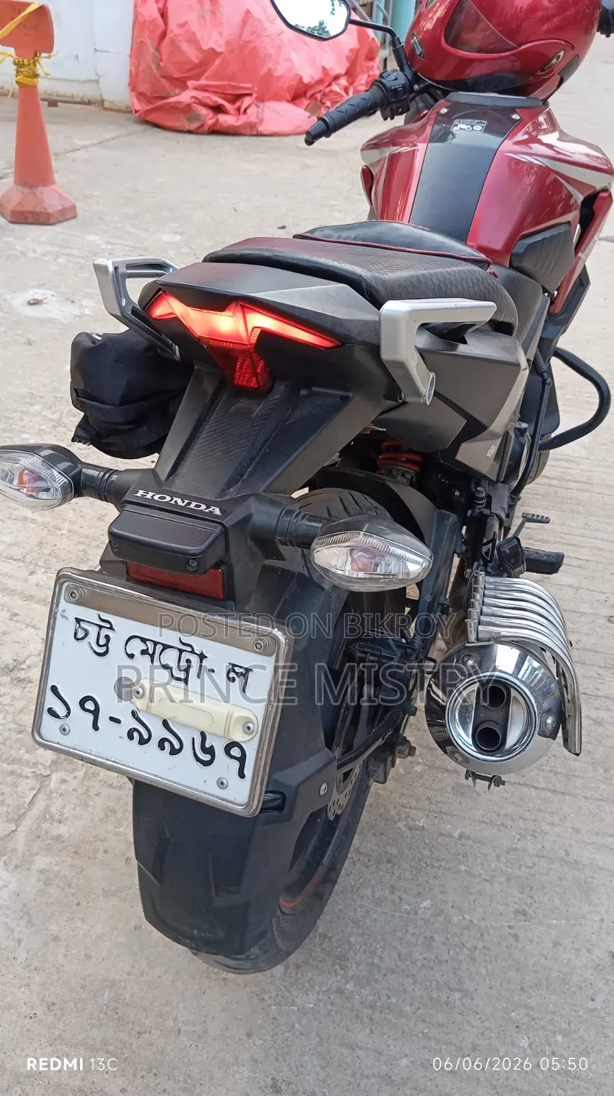 Honda X-Blade 160 2022 Red