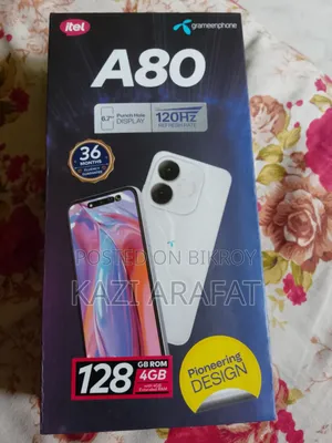 আইটেল এ৮০ ১২৮ জিবি কালো