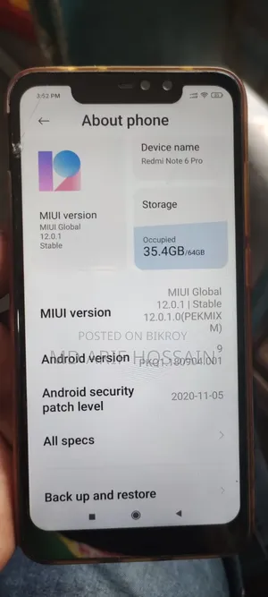 Xiaomi Redmi Note 6 Pro 64 GB Black