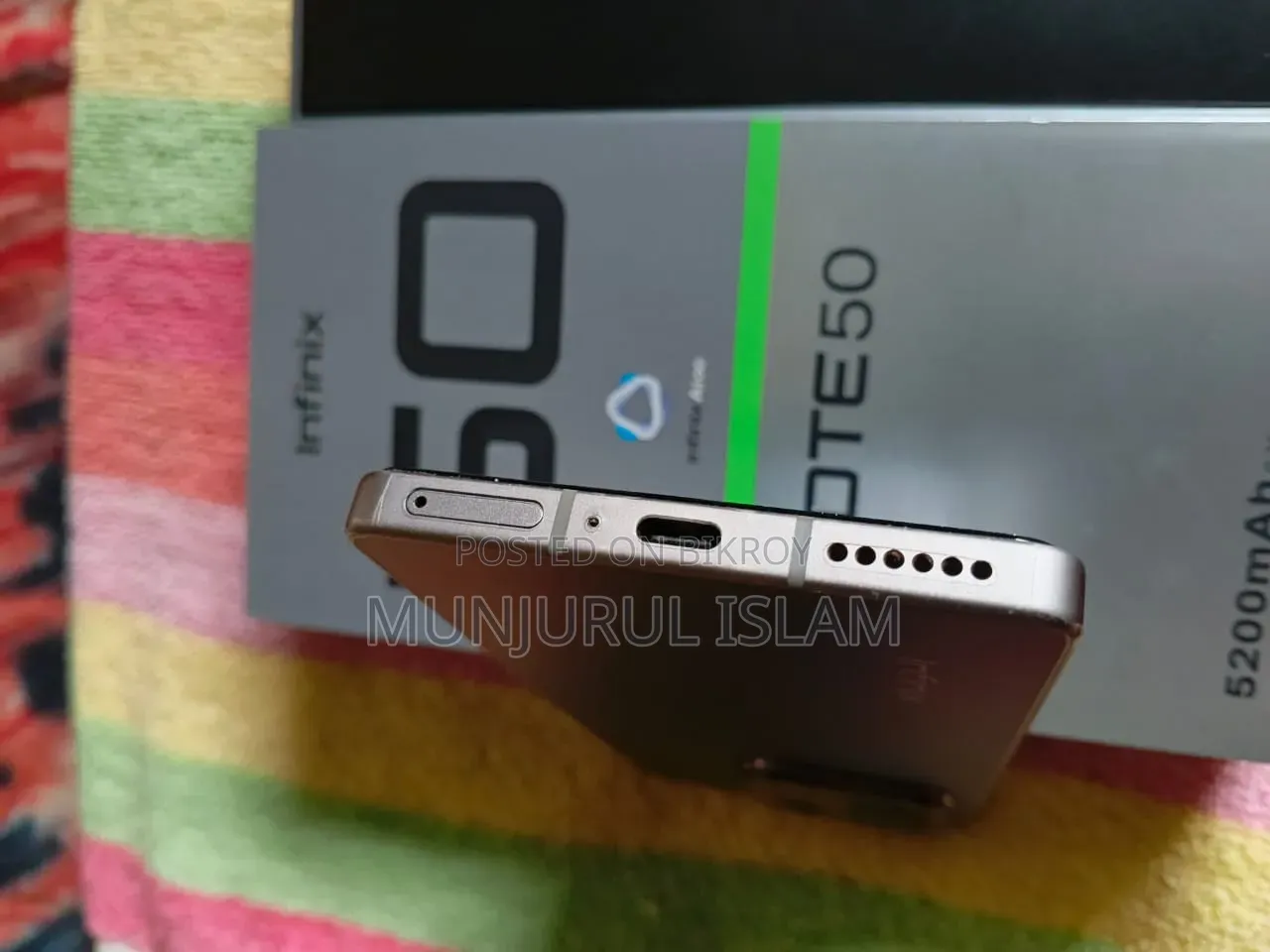 Infinix Note 50 4G 256 GB Gray