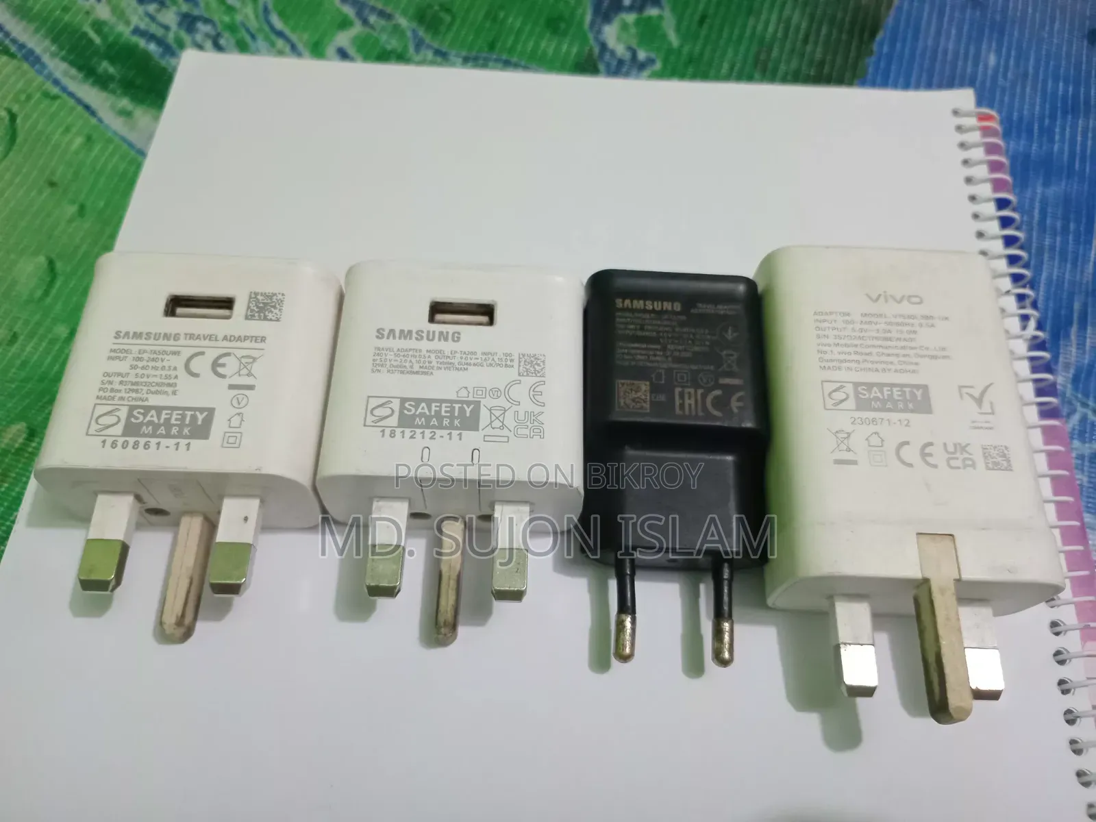 Samsung Vivo Mi 10/15/18/22.5w Original Charger