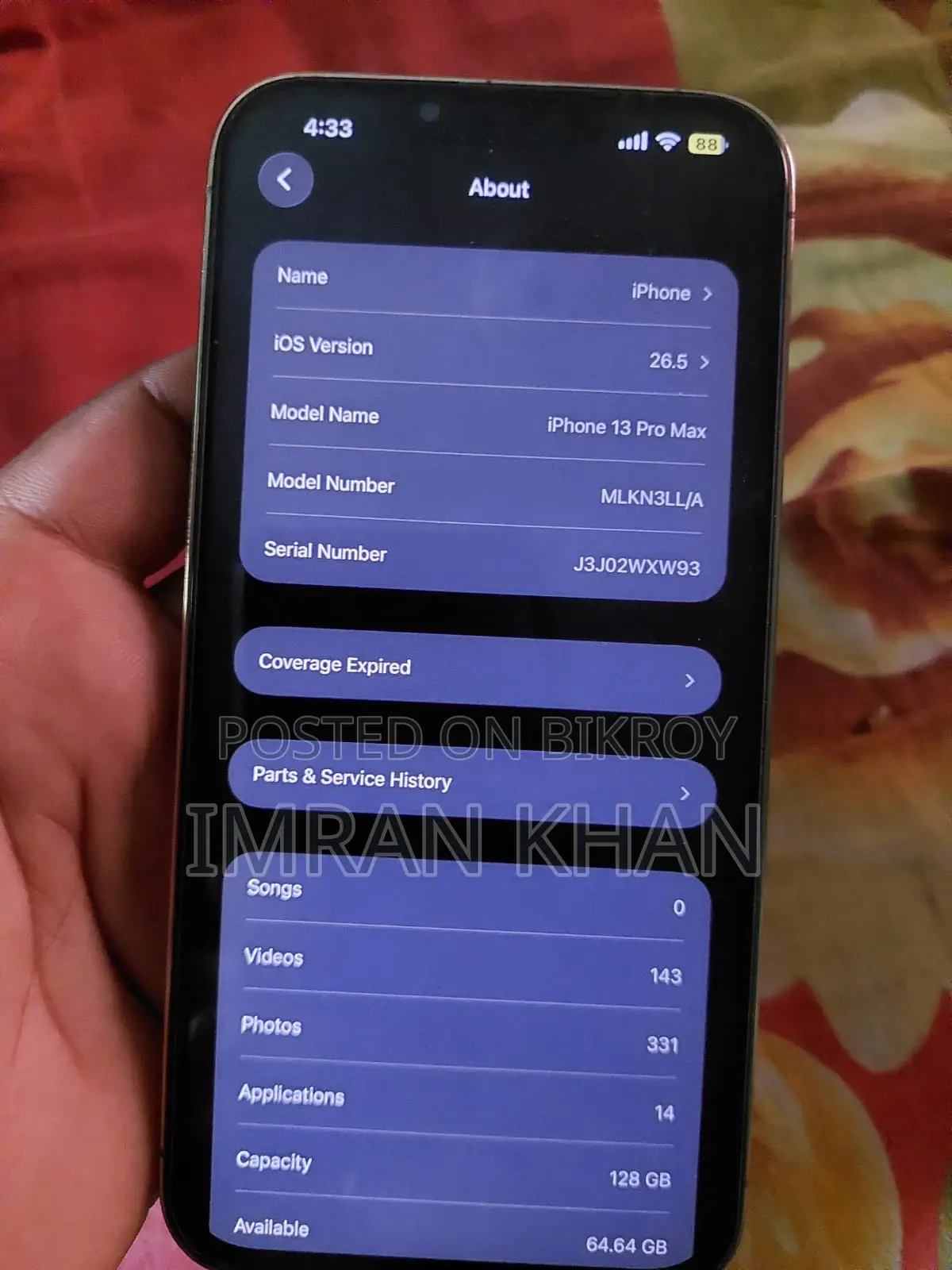 Apple iPhone 13 Pro Max 128 GB Gold