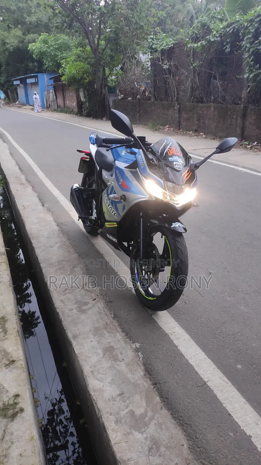 Suzuki Gixxer SF FI 2024 Blue