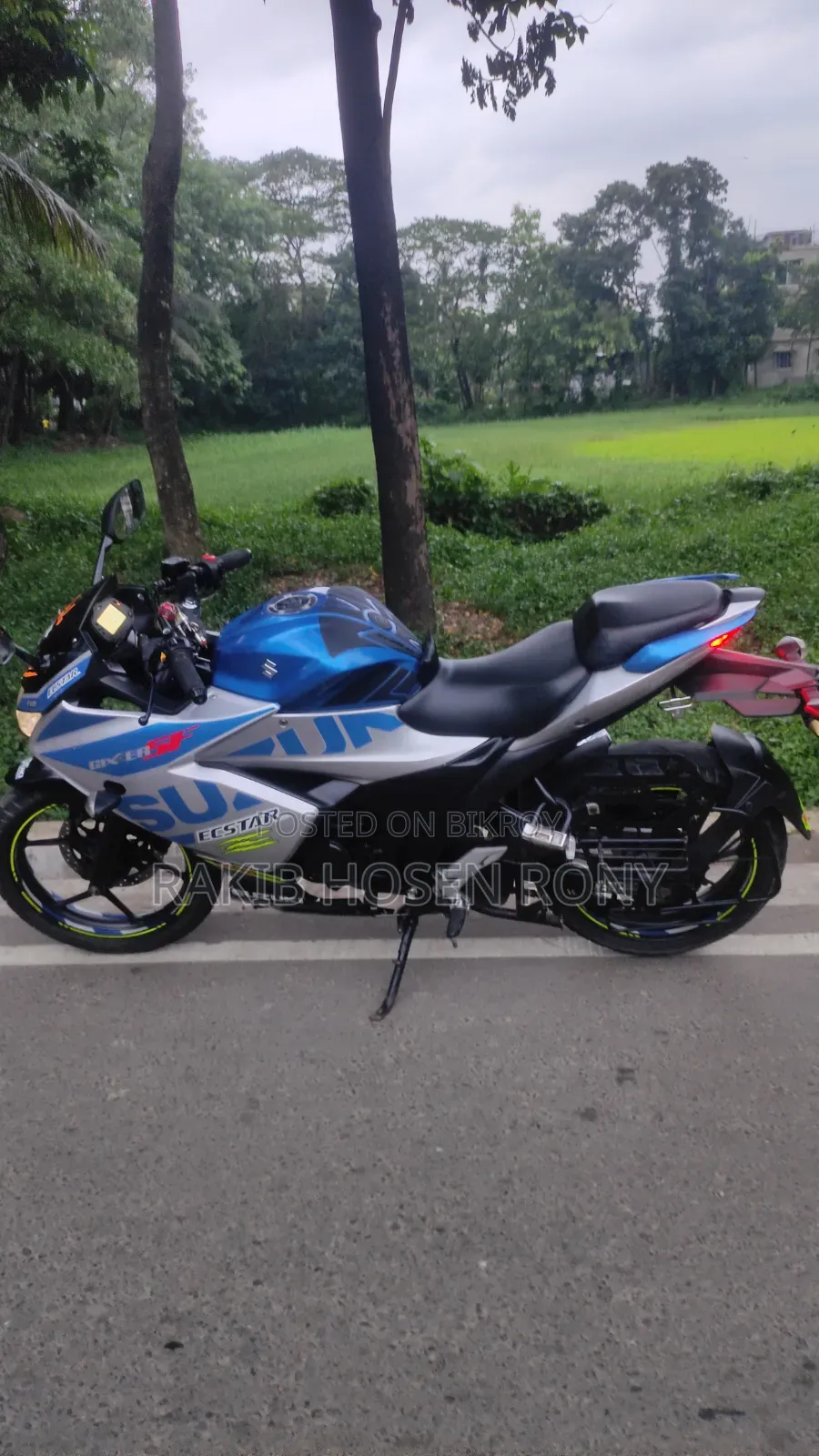 Suzuki Gixxer SF FI 2024 Blue