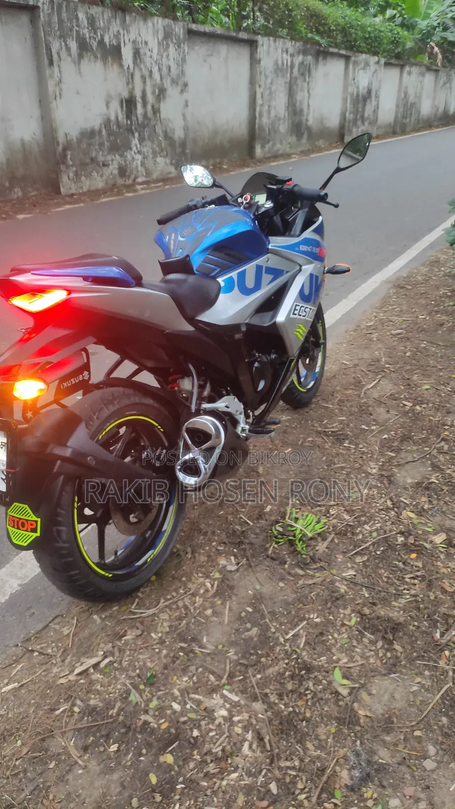 Suzuki Gixxer SF FI 2024 Blue
