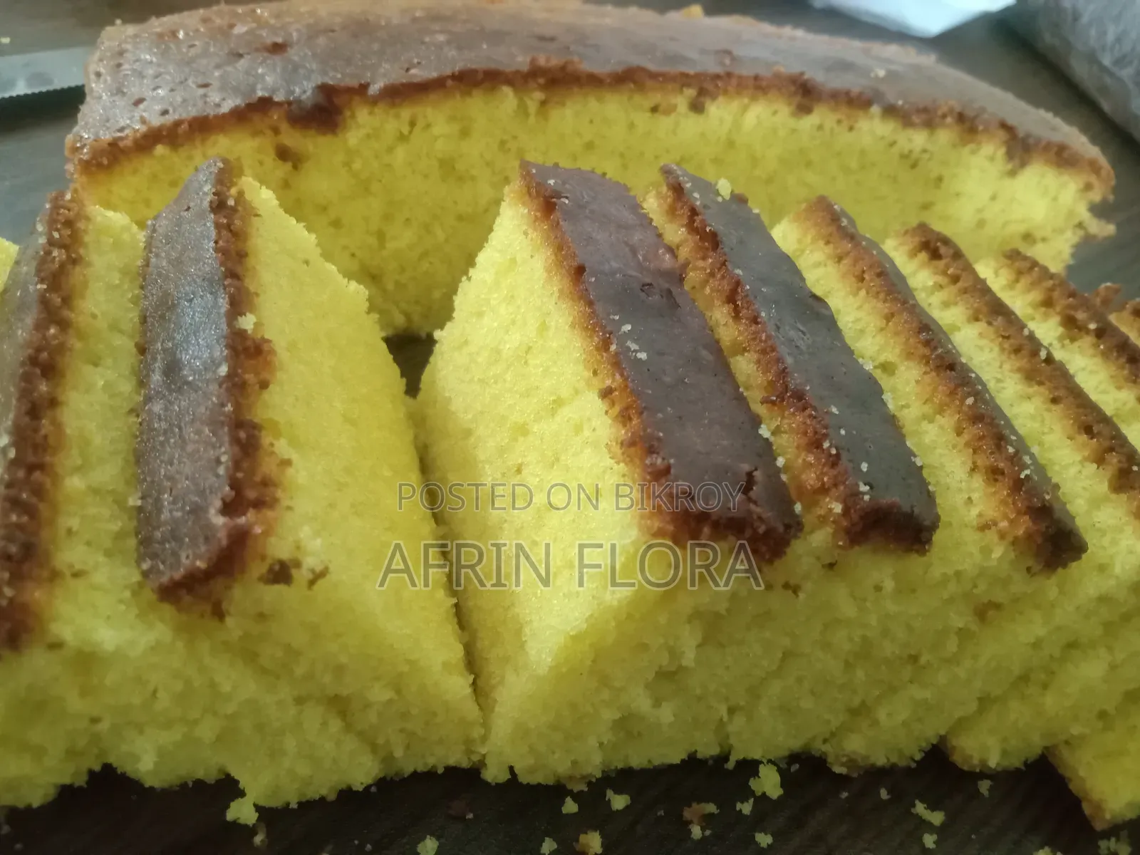 ময়েস্ট পাউন্ড কেক (ভ্যানিলা)