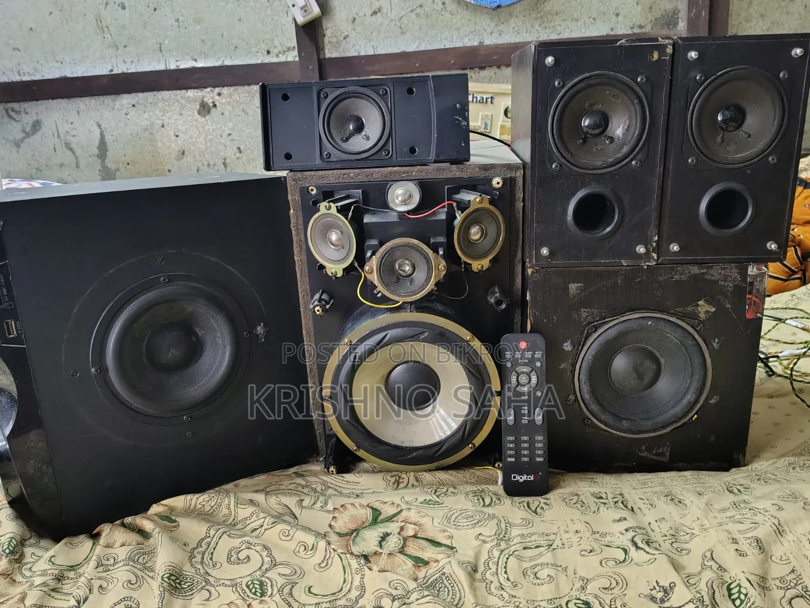 5 Inches Original Sub Woofer (3 Microlab Speakers)