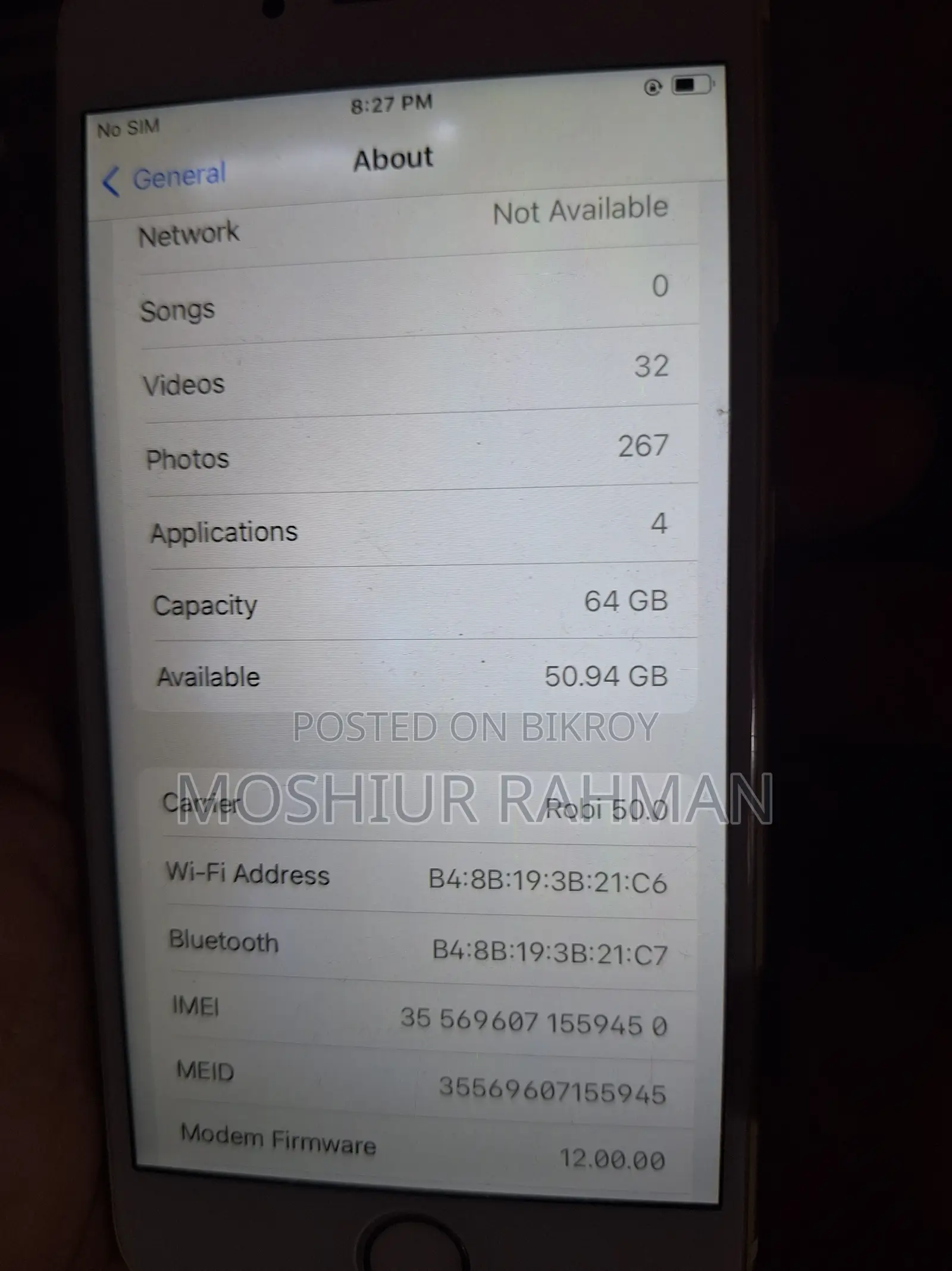 Apple iPhone 6s 64 GB Gold
