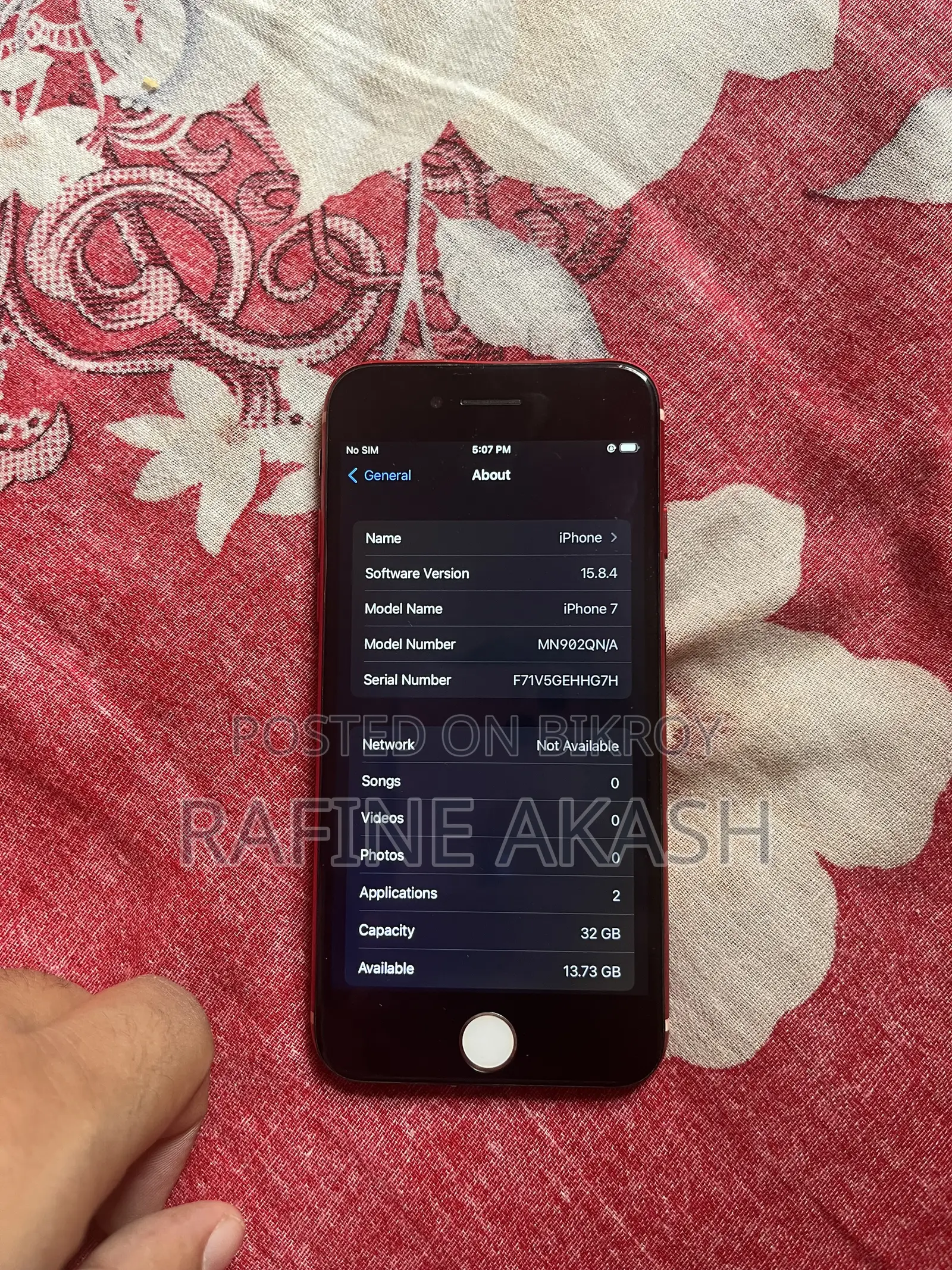 Apple iPhone 7 32 GB Red