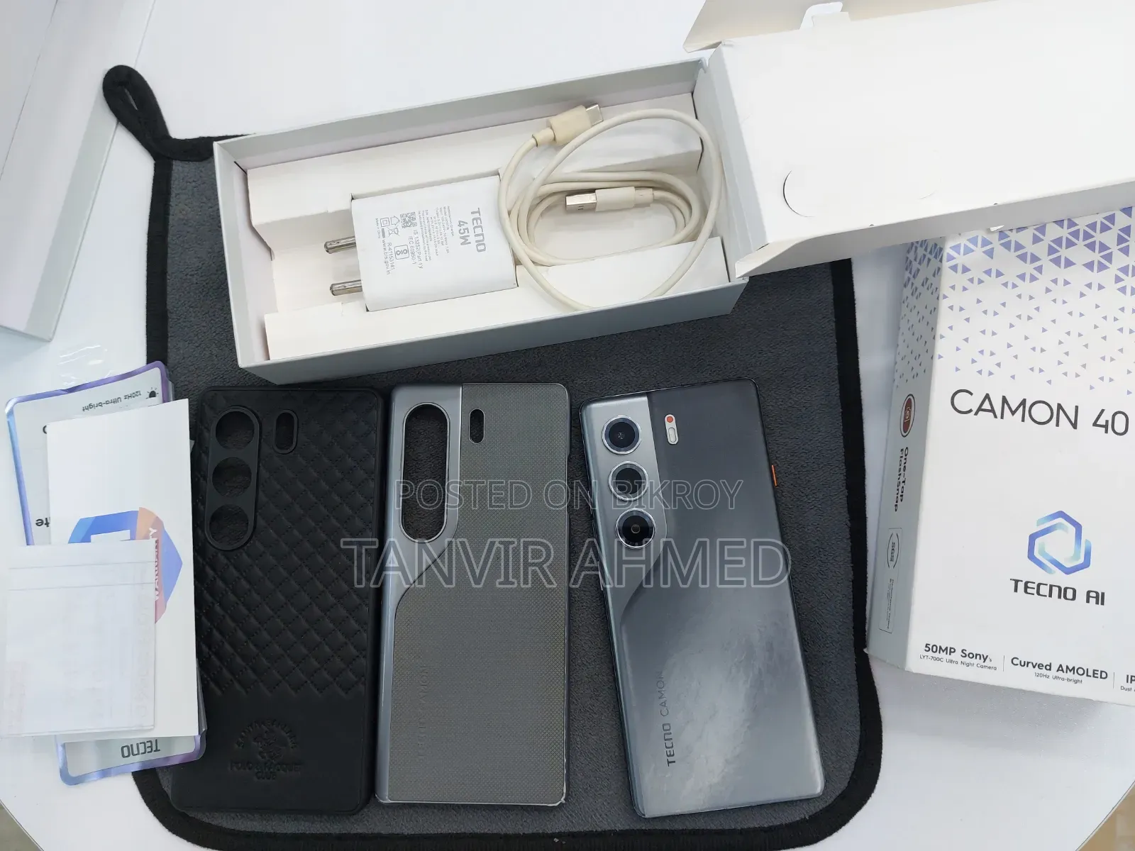 Tecno Camon 40 Pro 4G 256 GB Black