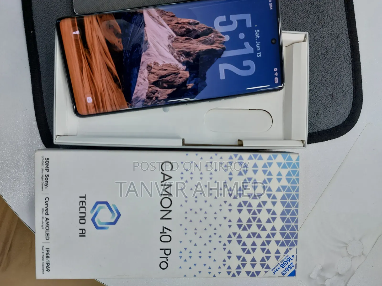 Tecno Camon 40 Pro 4G 256 GB Black