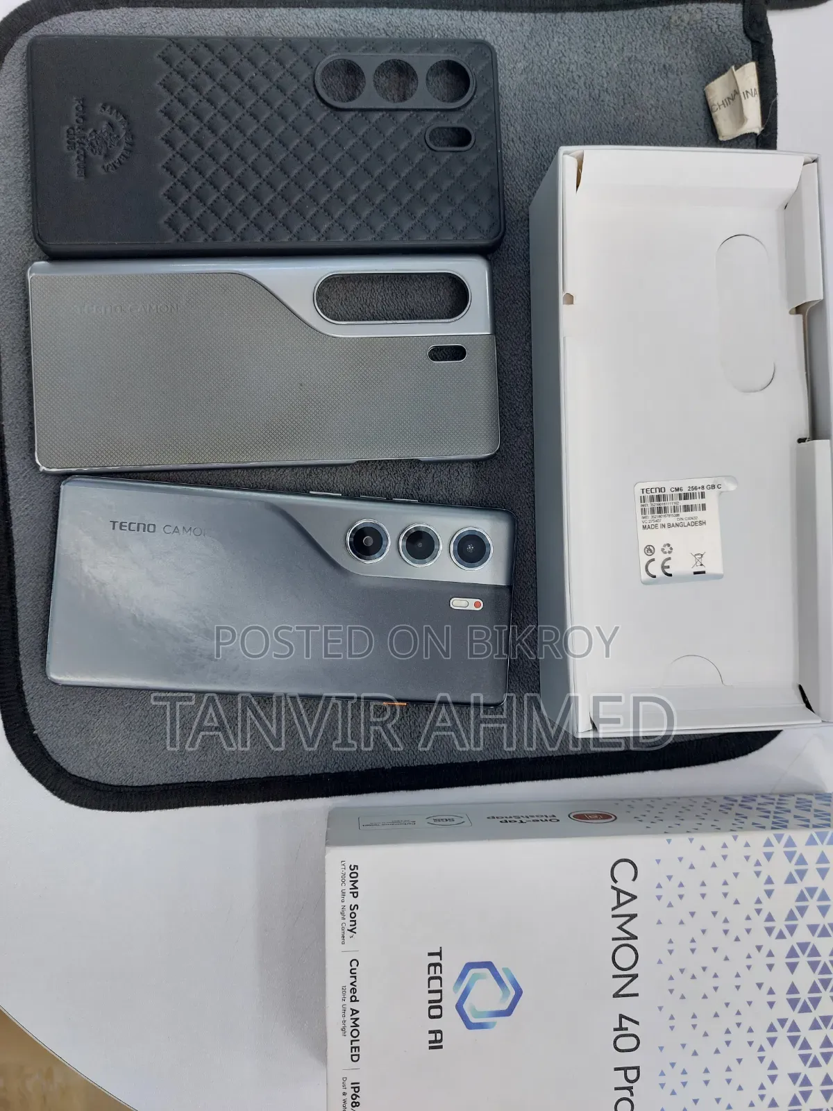 Tecno Camon 40 Pro 4G 256 GB Black