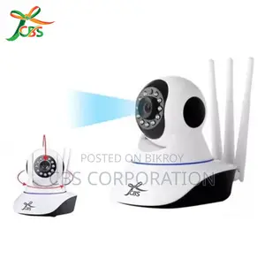 CBS 2MP Full HD 360° V380 3-Antenna WiFi + LAN Smart IP Doll Camera