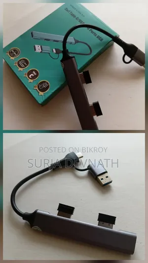 2in1 Type-C/Usb to 4 Ports Usb
