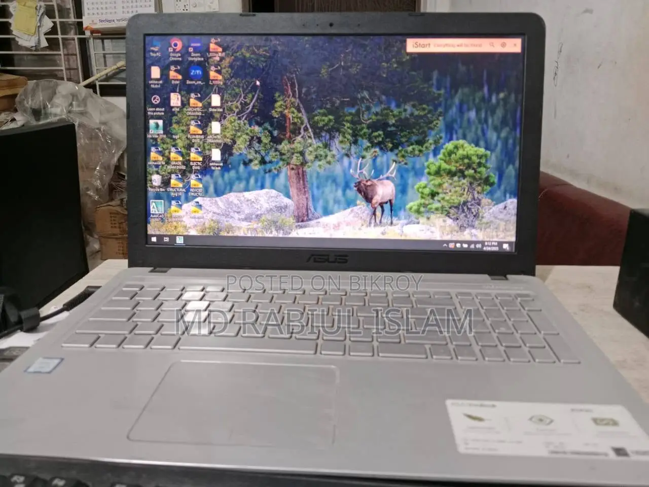 Laptop Asus VivoBook X540SA 4GB Intel Core i3 HDD 1T