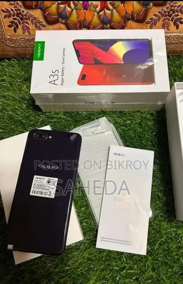 New Oppo A3s 256 GB Black