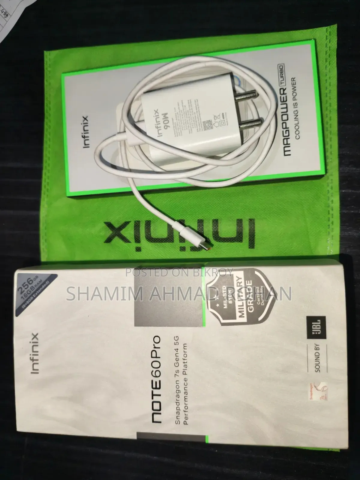 New Infinix Note 60 Pro 256 GB Blue