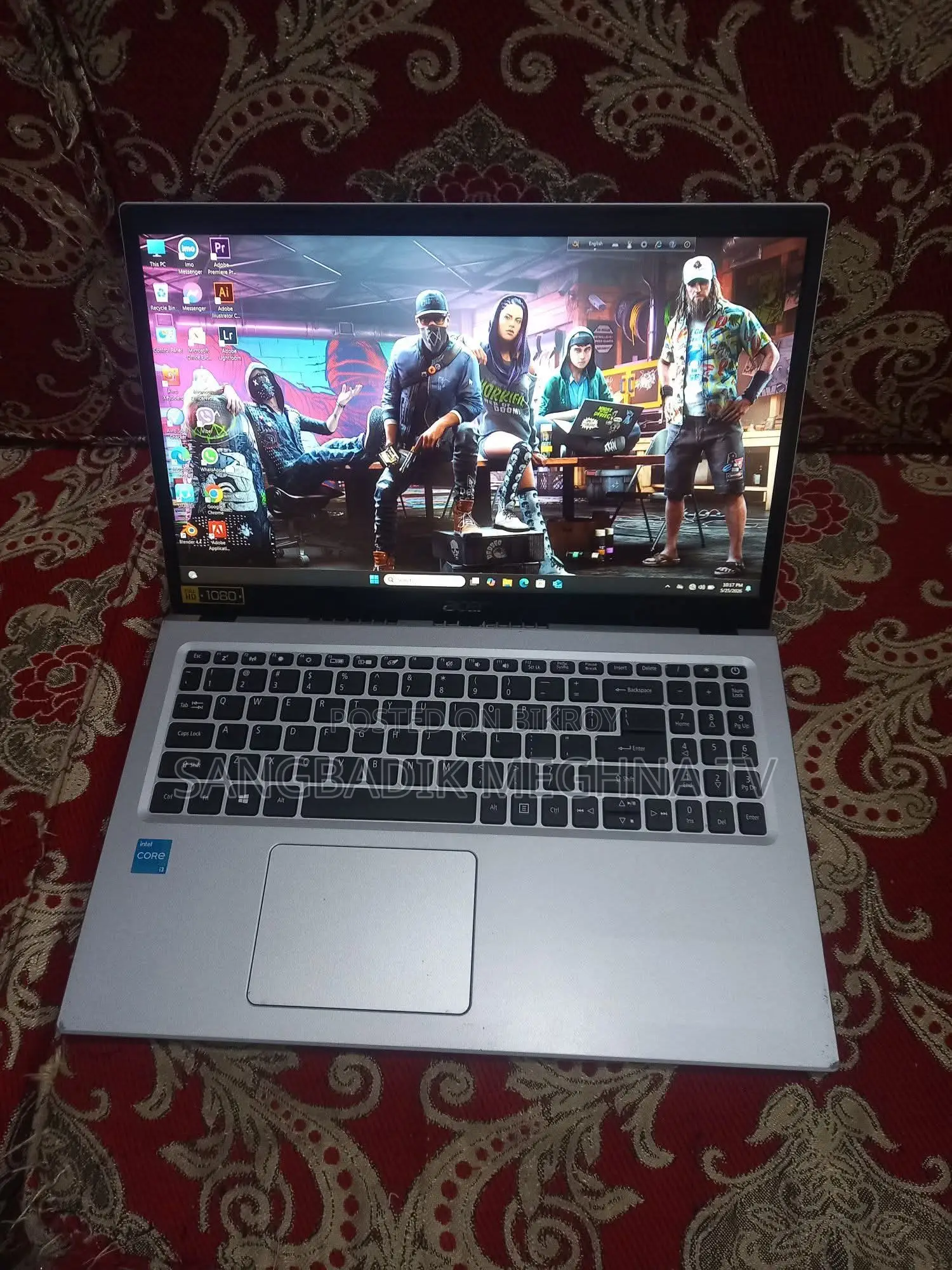 Laptop Acer 8GB AMD Ryzen SSD 512GB