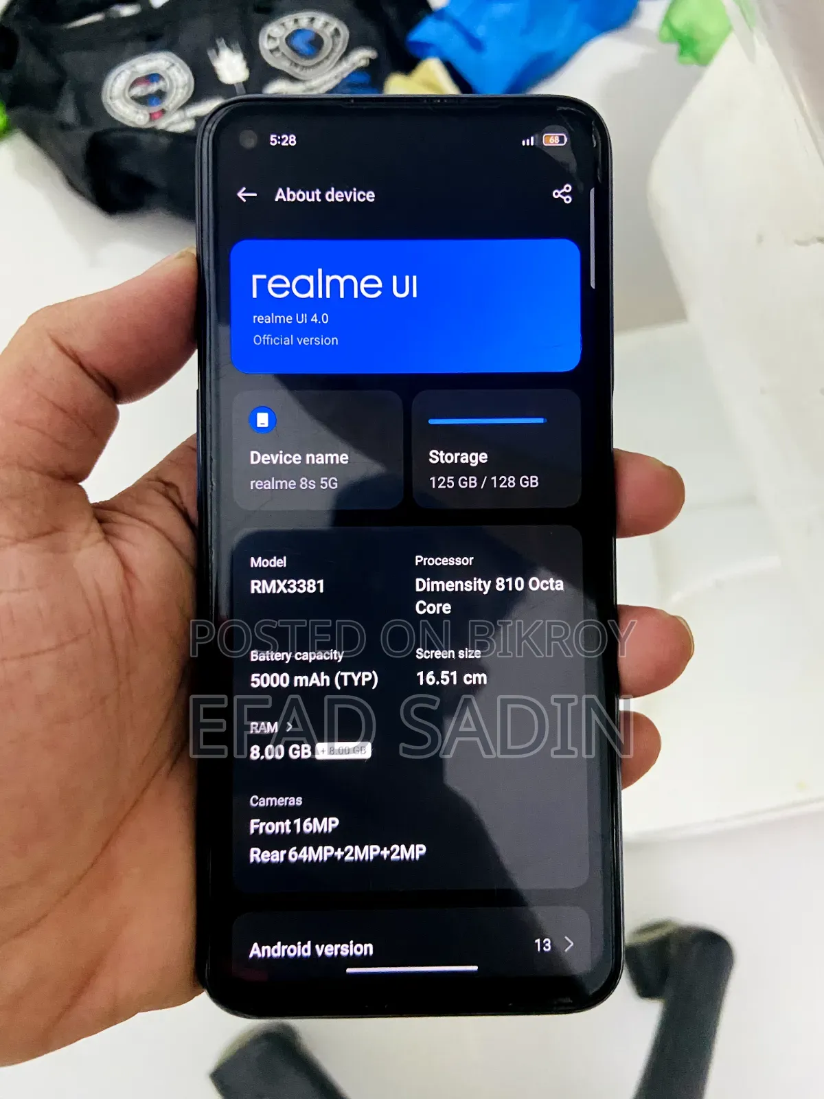 Realme 8 5G 128 GB Blue
