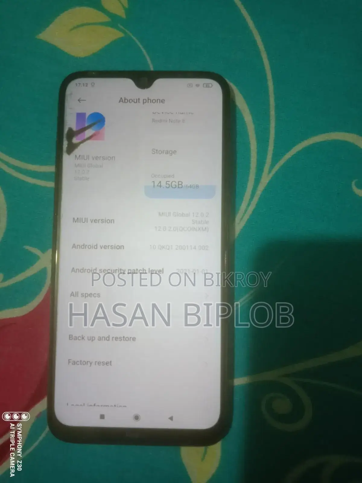Xiaomi Redmi Note 8 64 GB Black
