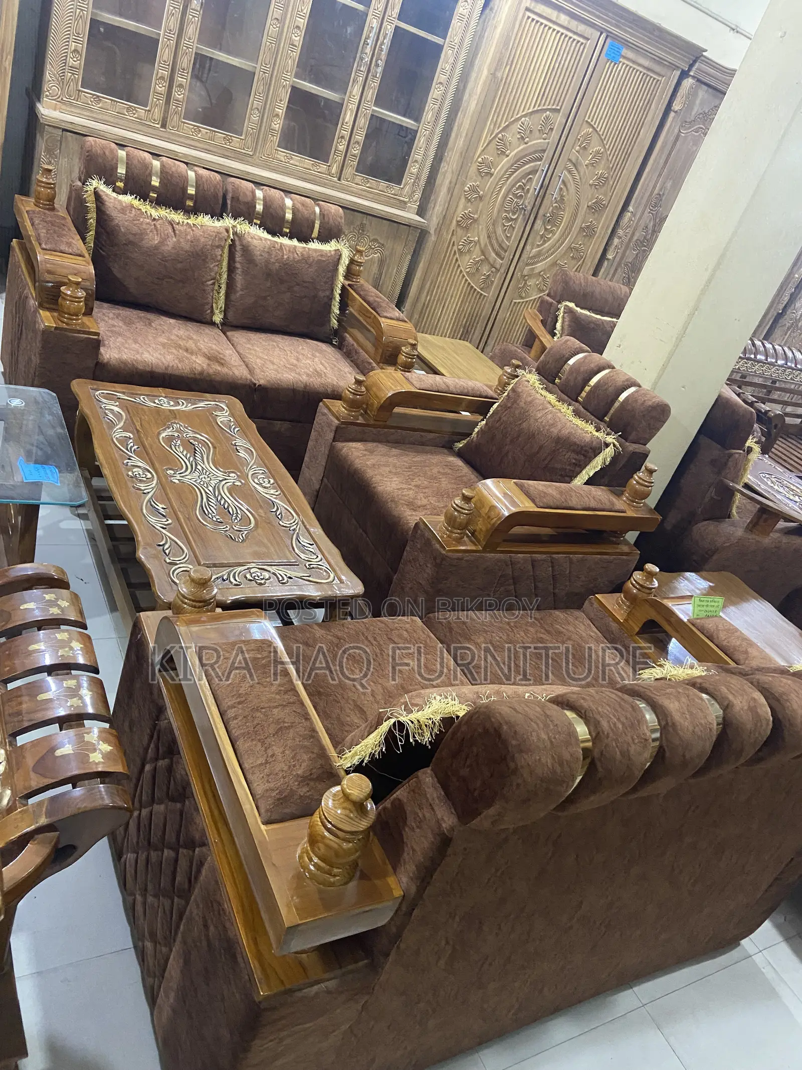 Teak Wood Viral Sofa