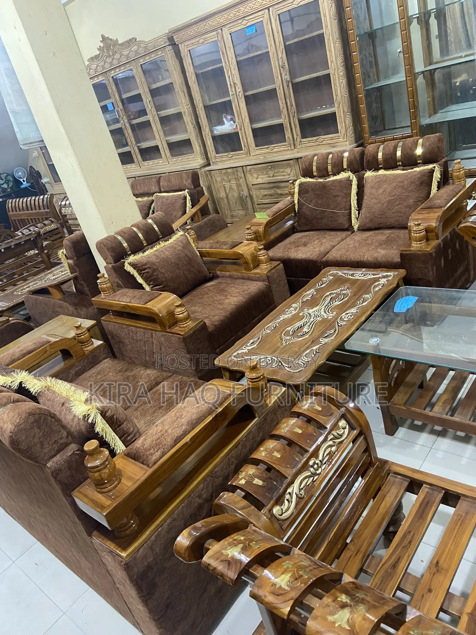 Teak Wood Viral Sofa