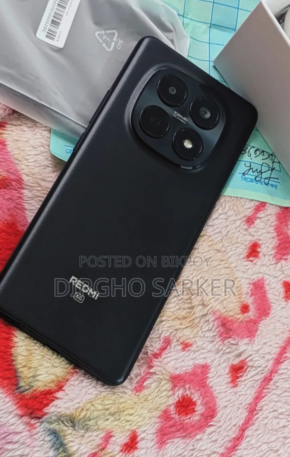 New Xiaomi Redmi 15 5G 256 GB Black