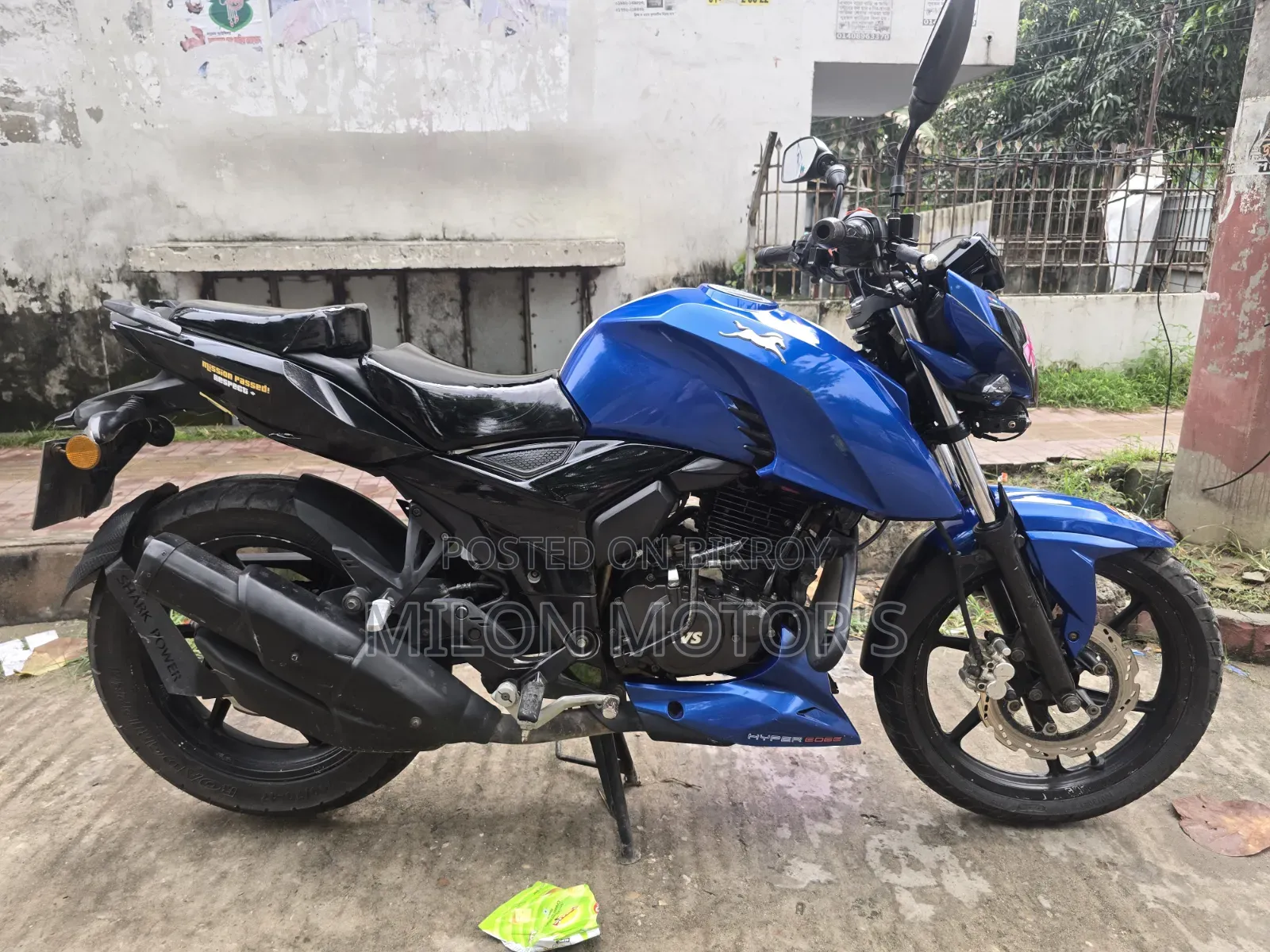 TVS Apache RTR 160 4V 2020 Blue