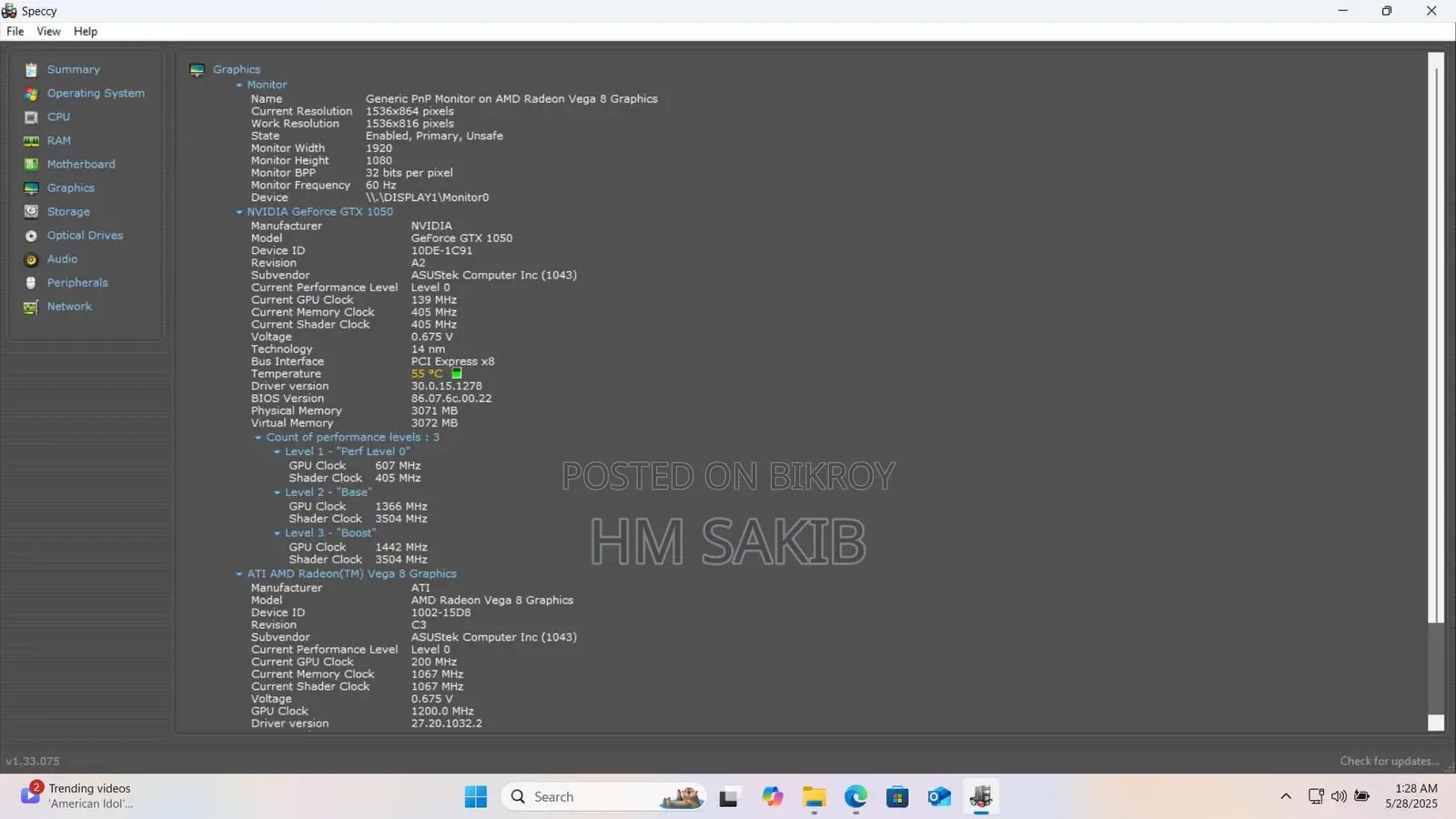 Laptop Asus TUF Gaming FX504 16GB AMD Ryzen 5 HDD+SSD 1.5T