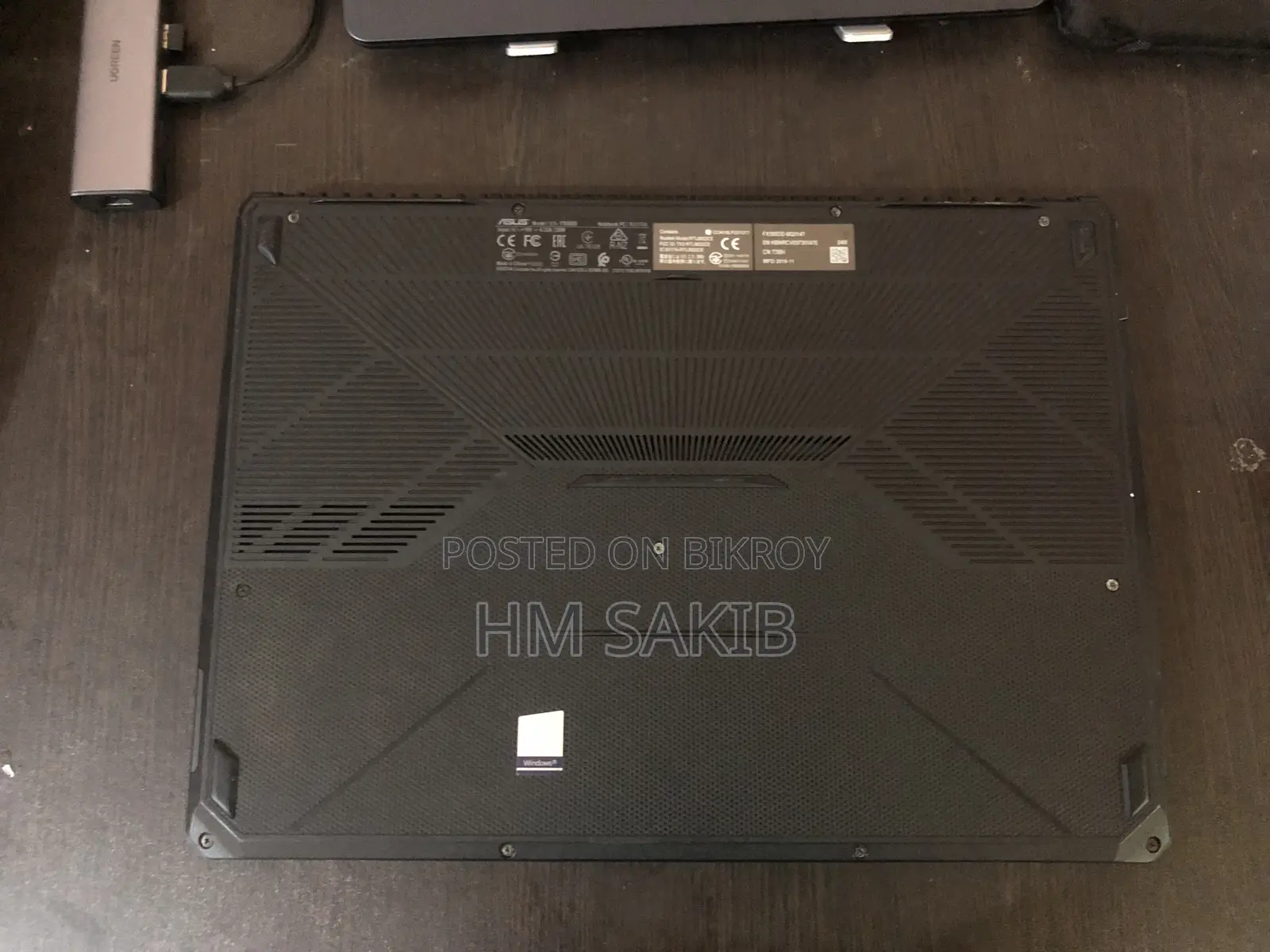 Laptop Asus TUF Gaming FX504 16GB AMD Ryzen 5 HDD+SSD 1.5T