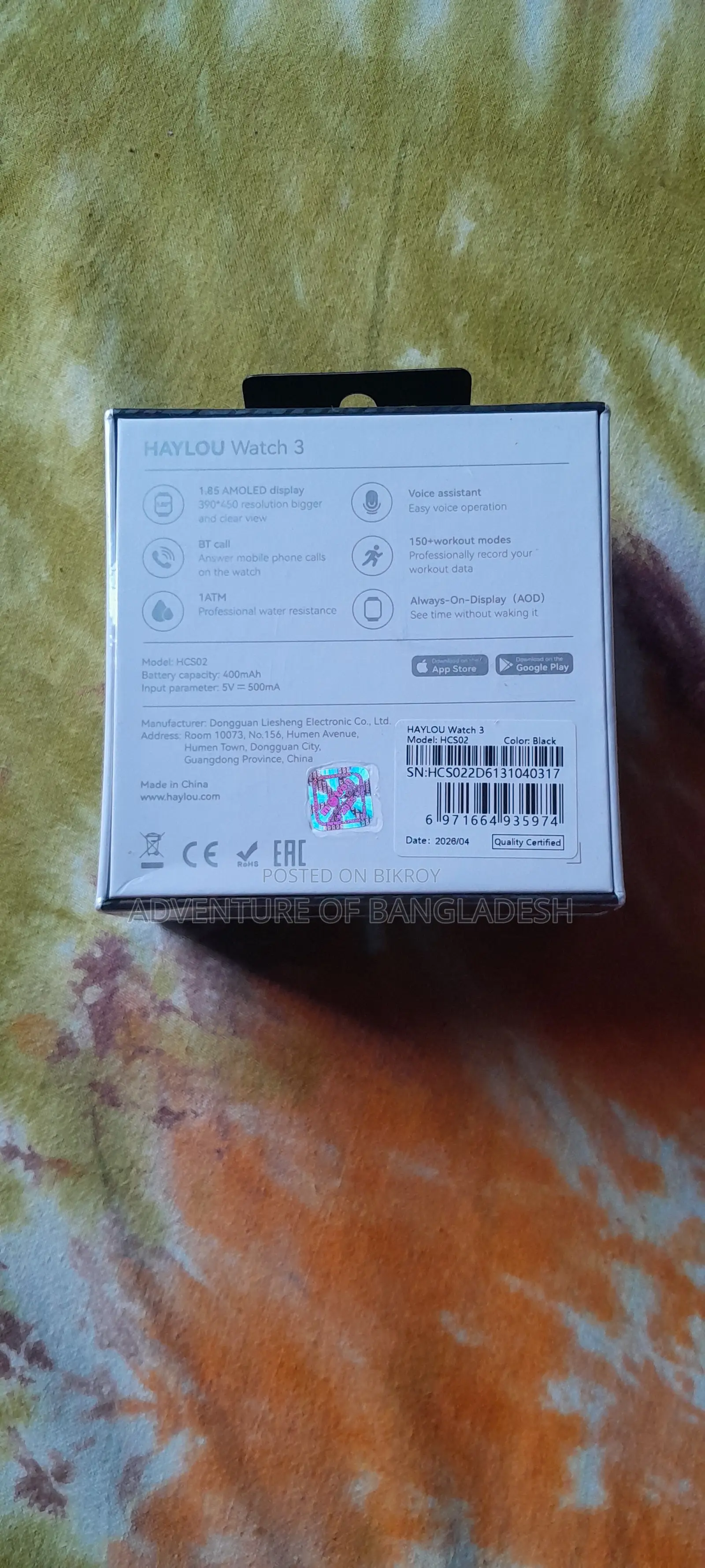 Haylou Smart Watch 3 Black