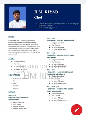 Bangla and Chinese Chef