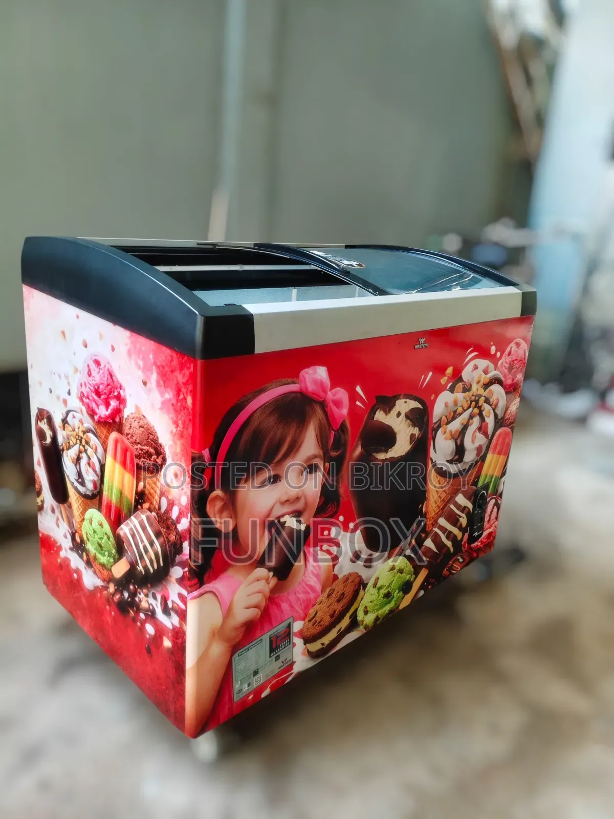 Brand New Walton Ice Cream Freezer Wcg-2g0 (270 Litre)