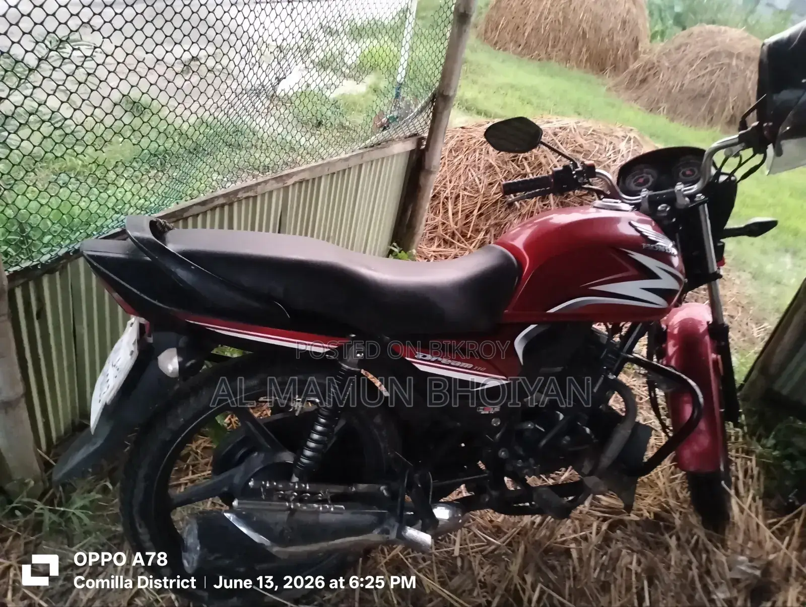 Honda CG110 2024 Red