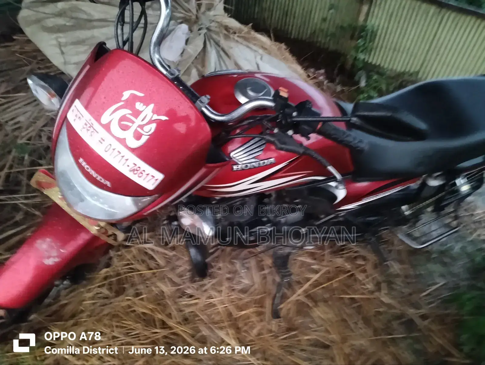Honda CG110 2024 Red