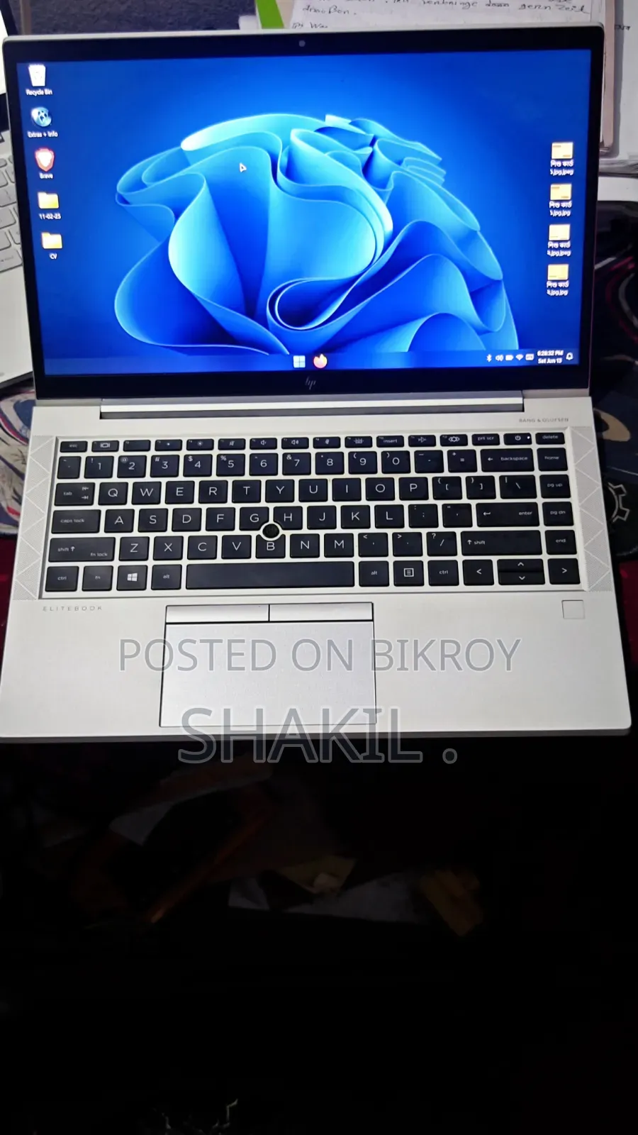 Laptop HP EliteBook 840 G7 16GB Intel Core I5 SSD 256GB