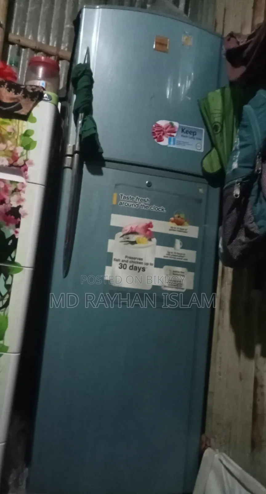 The fridge is good, it has been running well for one year