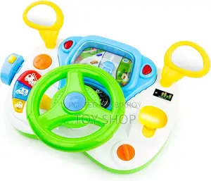 Interactive Driving Simulator Musical Toy With Steering Wheel Gear Shift