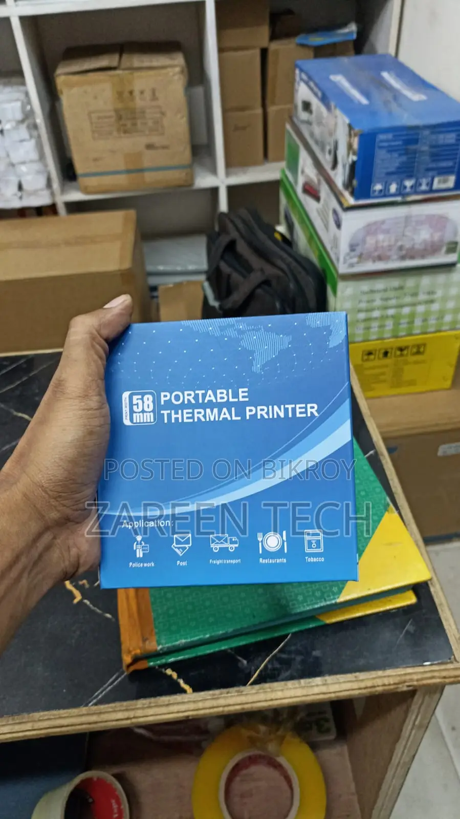 Tigo Pos-5820dd Thermal Bluetooth Label Printer Price In Bangladesh